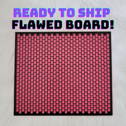 FLAWED ITEM - Ready to Ship! Bead Board (Hot Pink & Night Black)