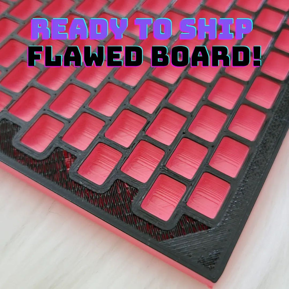 FLAWED ITEM - Ready to Ship! Bead Board (Hot Pink & Night Black)