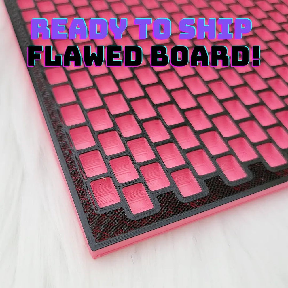 FLAWED ITEM - Ready to Ship! Bead Board (Hot Pink & Night Black)