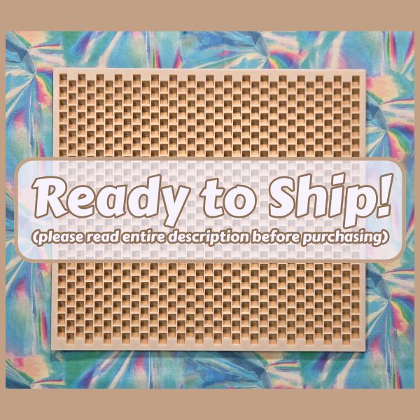 Kandi Planner Peyote Stitch | Pre-Made & Ready to Ship | Original Size | Colors: Iced Latte/Milky White