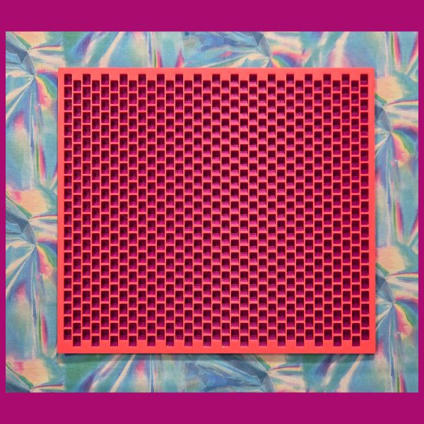 Kandi Planner Peyote Stitch | Pre-Made & Ready to Ship | Original Size | Colors: Juicy Grape/Hot Pink
