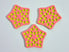 Kandi Planner Star | Pre-Made & Ready to Ship | Color: Acid Green/Hot Pink