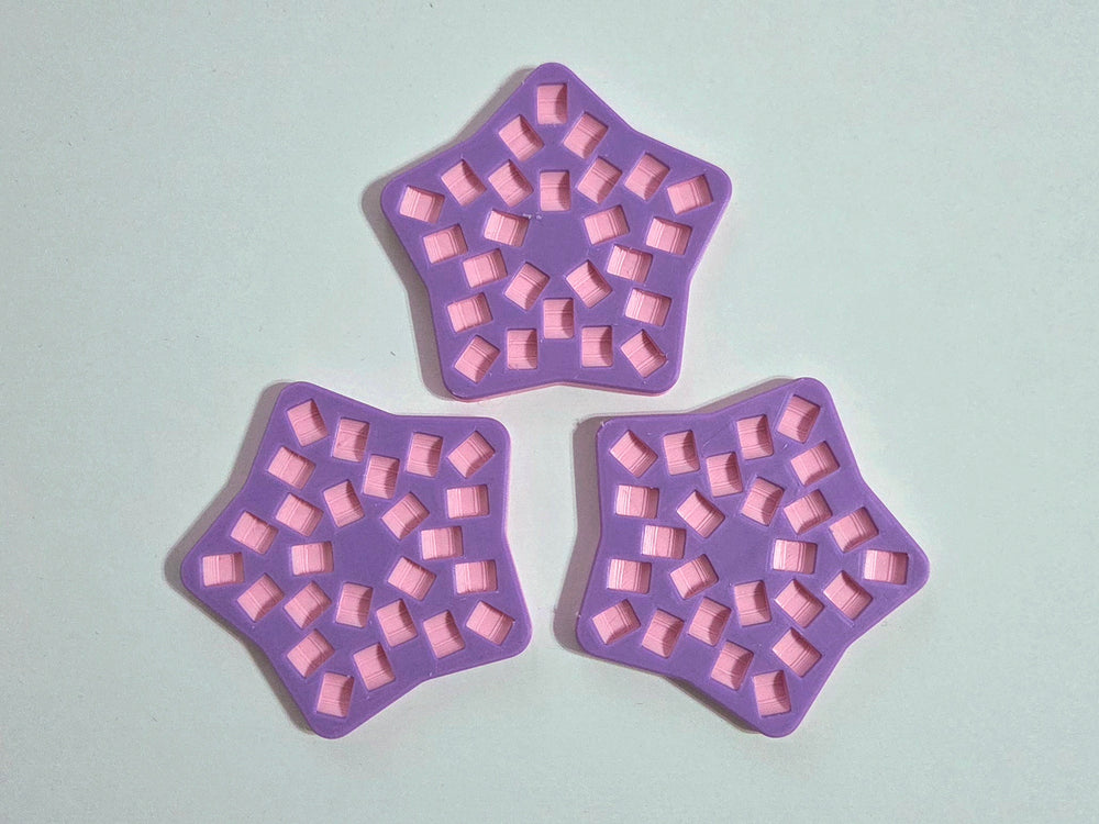 Kandi Planner Star | Pre-Made & Ready to Ship | Color: Pastel Pink/Light Purple