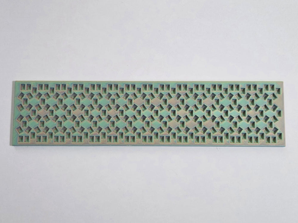 Kandi Planner X-Base Stitch | Pre-Made & Ready to Ship | 2X's Tall | Color: Muddled Green Rainbow