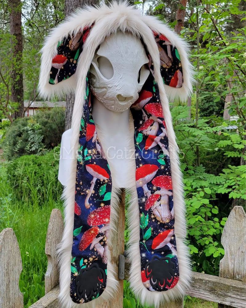 "Mushroom Bunny" Full Hood, Available 6/10/22, 10am PST!