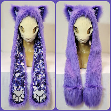 "Fractal Foxes" Full Hood, Available 4/25/22, 7pm PST!