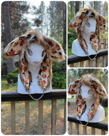 "Maple Leaf Lop" Half Hood, Size SMALL, Available 9/13/22, 4pm PST!